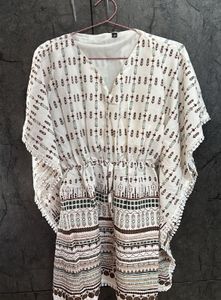 Block Print Kaftan Short Kurta