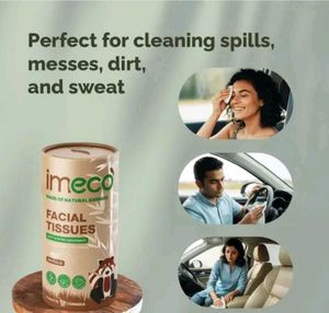 Car Bamboo Facial Tissues pack of 2