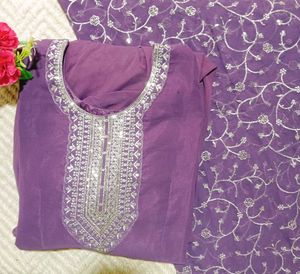 Elegant Pink Anarkali Kurta Set