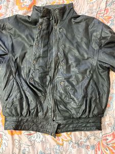 Vintage Black Leather Jacket
