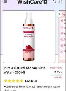 Wishcare Pure Rose water