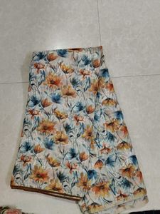Floral Print Saree