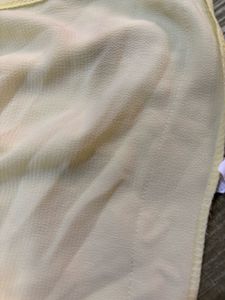 Light Yellow Pleated Sleeve Blouse