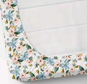 Elastic Fitted Double Bed Bedsheet with 2 Pillow C