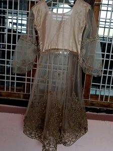 Gold Lehnga Kurti