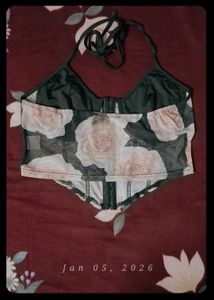 ❤️‍🔥Urbanic Printed Halter Tank Corset Top❤️‍🔥