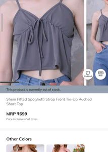 New Cute Grey Crop Top cum Inner Wear(Bargainable)