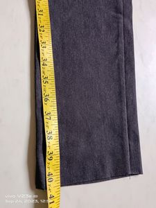 Ash Grey Color Office Wear Pants