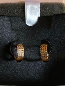 GOLD PLATED HOOP EARRINGS 🌟
