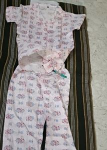 Cute Printed Pajama Set