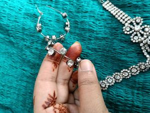 Rhinestone Necklace &amp; Earring Set