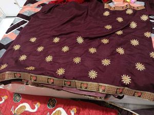 Saree With Stiched Blouse