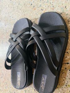 Black Crisscross Flats