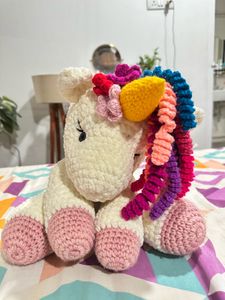 Crochet Unicorn Plushie Amigurumi