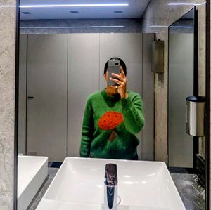 christmas sweater green color