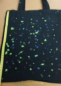 Green Clour Blots Tote Bag