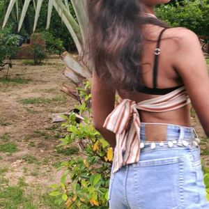 Striped Halter Top
