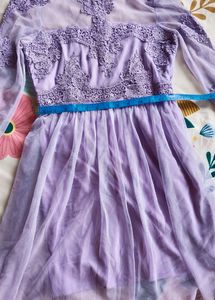 Lavender Dress.