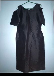Black Suit With Pink Dupatta