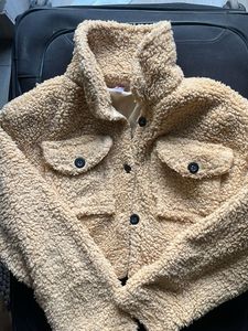 Cozy Tan Faux Shearling Jacket