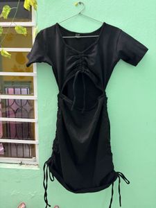 Black Cutout Mini Dress ( bust 36 till 40)