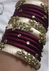 12 Kundan Bangles