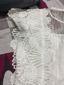 White Lace Mini Dress