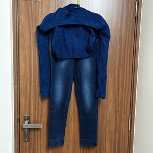 Top and Jeans Set Of 2