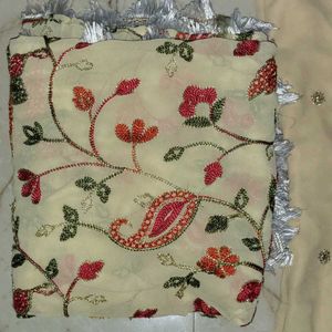 Embroiderd Lemon Yellow Suit