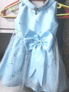 Cute Blue Party Dress