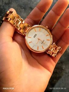 Rose Gold Quartz Watch