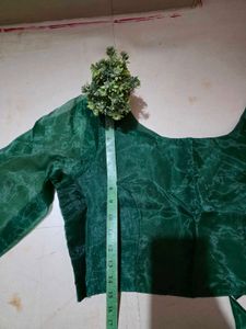 Green Readymade Blouse