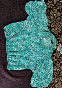 Floral Print Crop Top