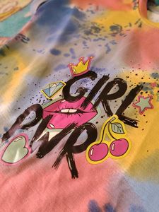 Girl Power Tie Dye Tee