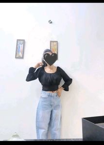 Black Crop Top