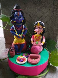 Shiv Ji With Parvati Mata