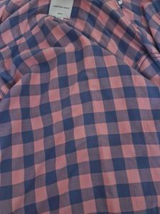 American Eagle Plaid Button-Down