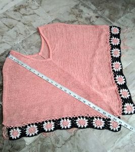 Summer Ponchu top (क्रोशिया से बना)