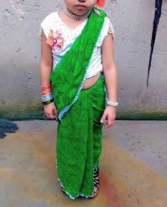 Cute Baby Saree