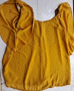 Yellow Branded Top