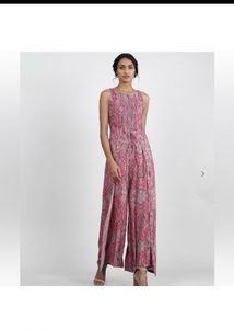 Aarke Ritu KumarGeometric Print Round-Neck Jumpsui