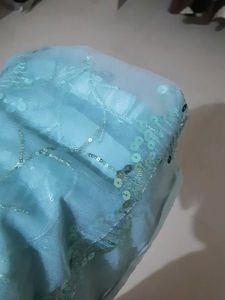 Blue Embroidered Lehenga