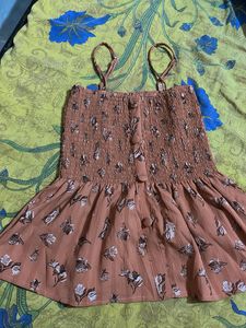 Floral Smocked Top