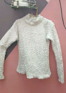 White Fur Top