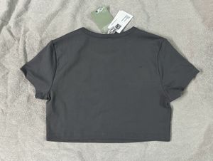 H&amp;M Cropped Fitted Jersey Top