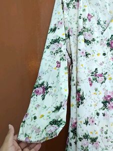 Floral Wrap Dress