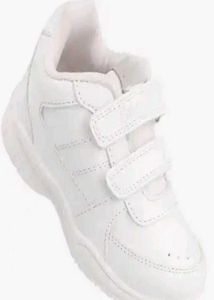 White Velcro Sneakers
