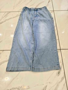 Wide Leg Denim Jeans