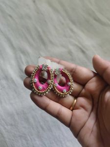 Pink Statement Earrings - 2 Sets