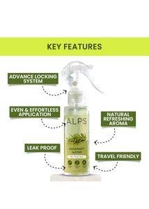 Alps Goodness Rosemary Water Spray (100ml ×2)